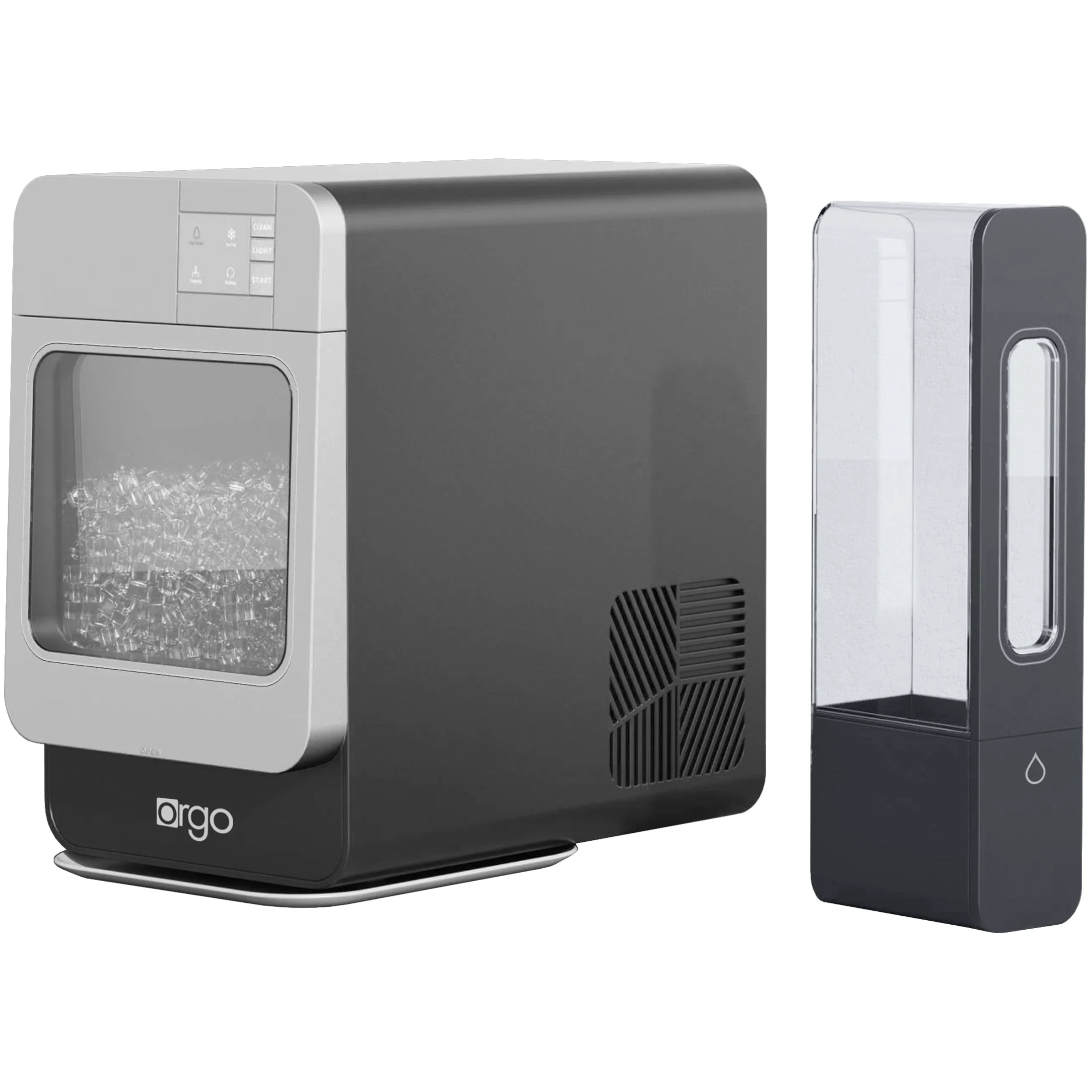 Orgo Products The Sonic Countertop Ice Maker, Nugget Ice Type, Blue