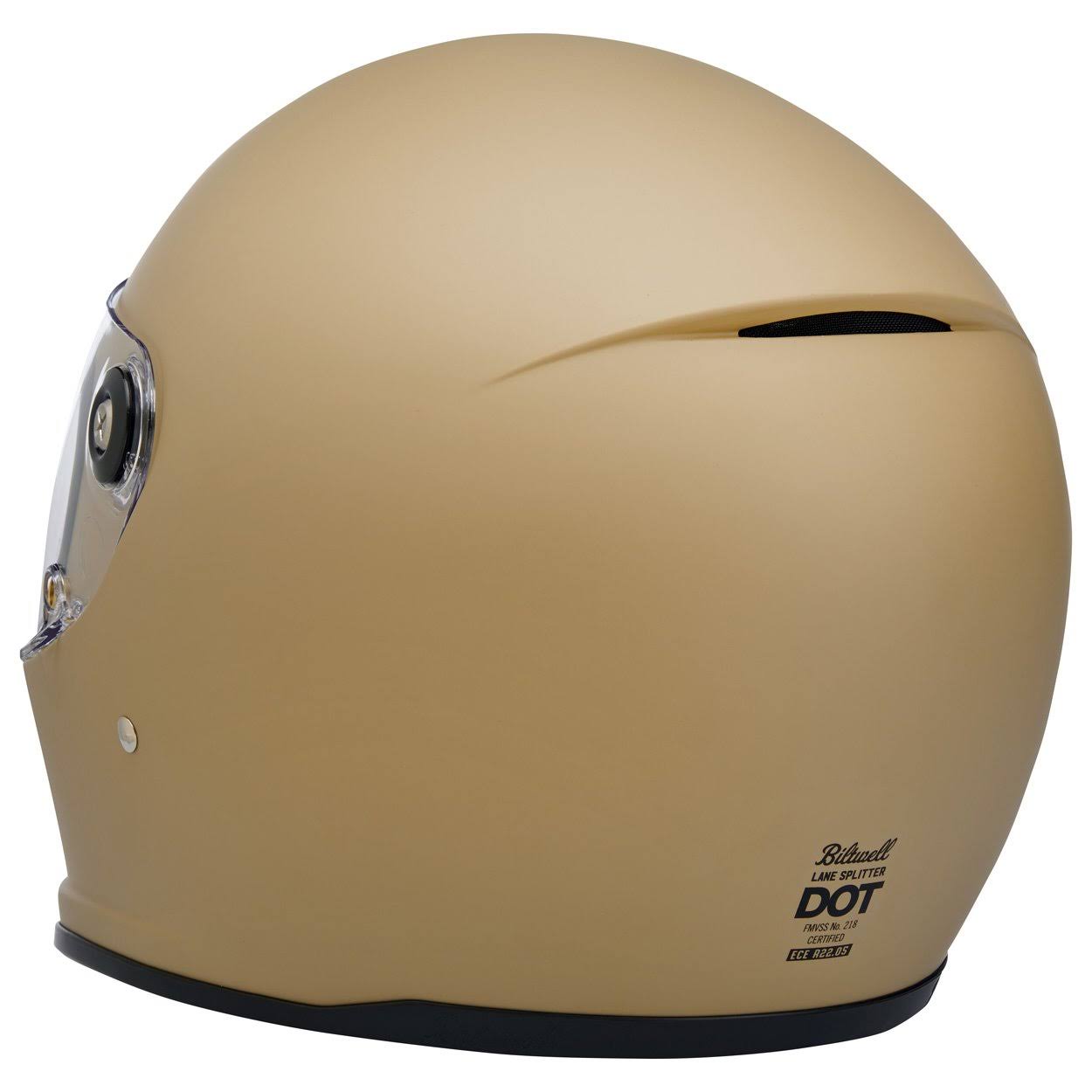 Biltwell Lane Splitter Helmet - Flat Coyote Tan Small