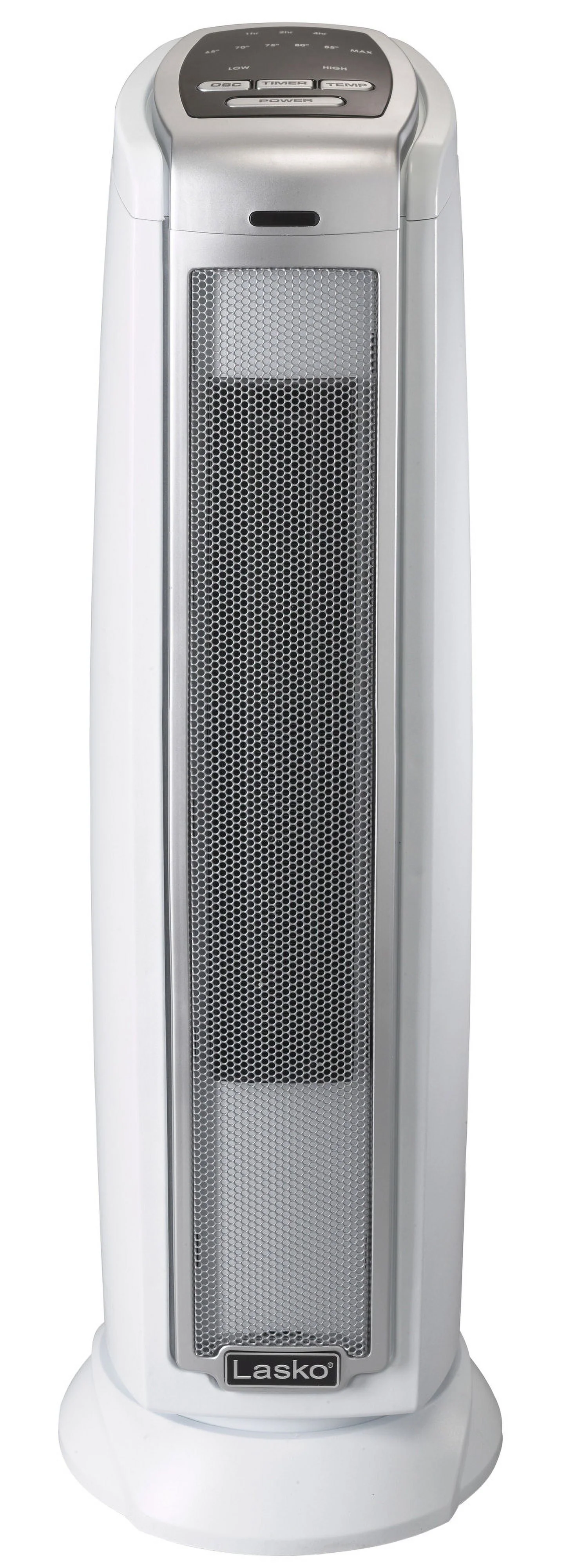 Lasko 22.5 1500W Electric Oscillating Ceramic Tower Space Heater with Remote, Black, 5790, New