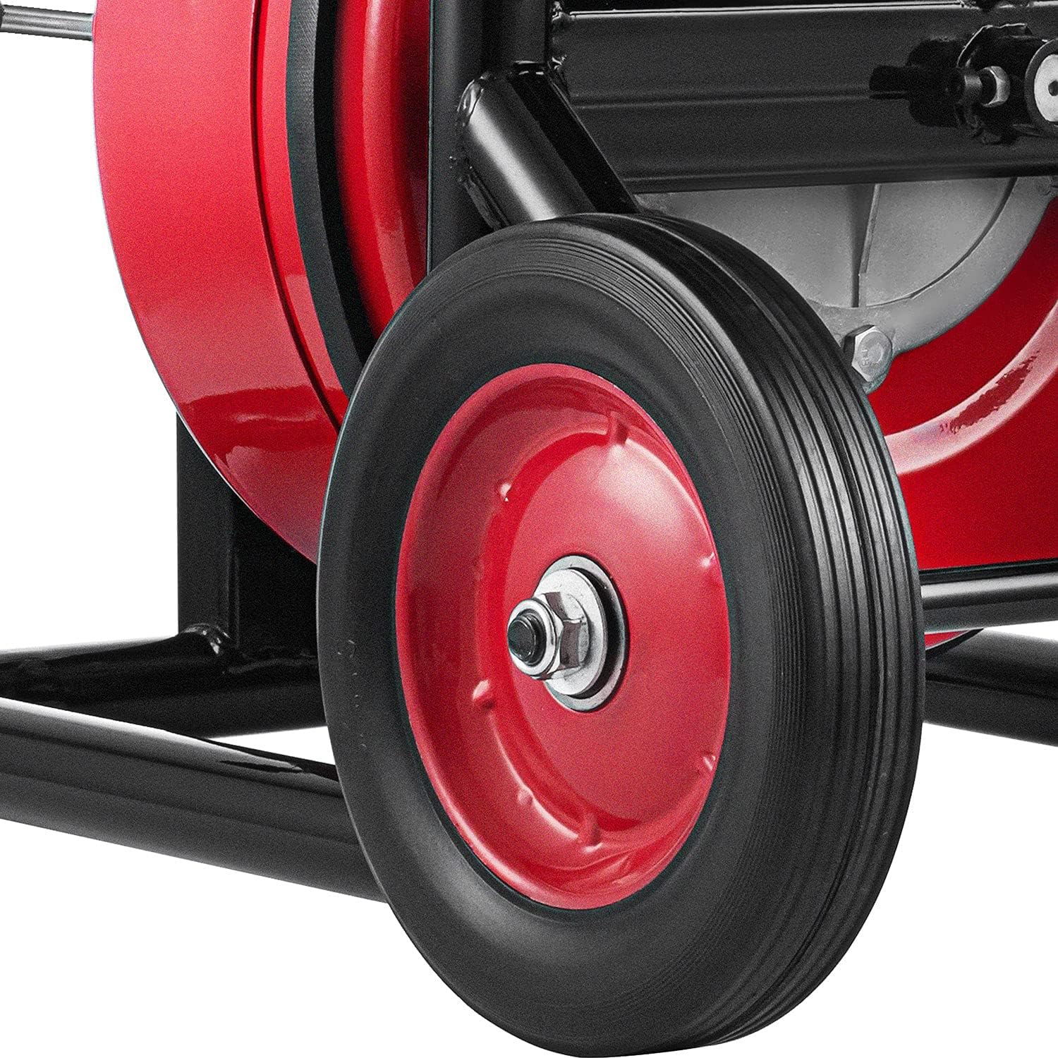 SmarketBuy Drain Cleaning Machine 100Ft 3/8Inch Cable 370W Portable Electric Sewer Snake Drain Auger Cleaner with 8 Cutter Foot Switch Drain Cleaner Machine