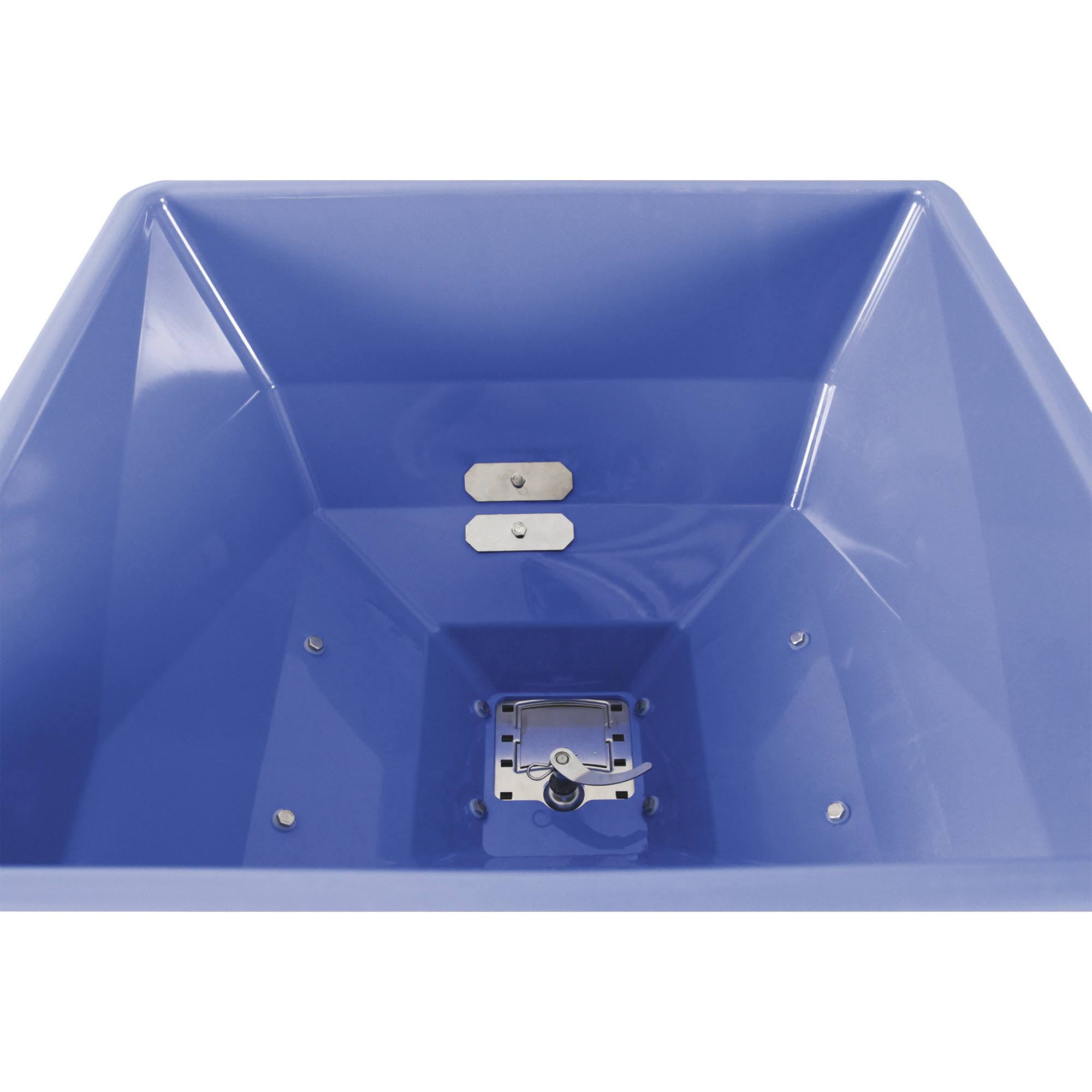 Spyker 150 lbs. Capacity Ice Melt and Salt Spreader with Deflector