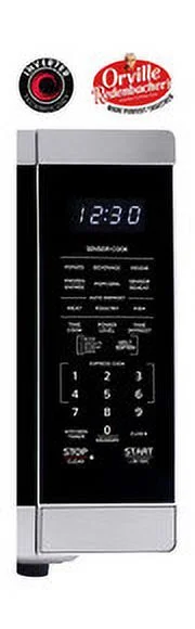 Sharp 1.4 Cu. Ft. Black Mirror Countertop Microwave Oven