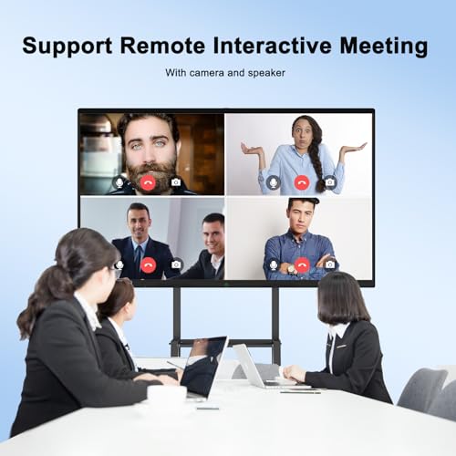 85″ Smart Board, 4K UHD Touchscreen Electronic White Board Built in Ultra High Definition Camera Android 13 Open App Ecosystem, Interactive Whiteboard for for Business Office Classroom Home
