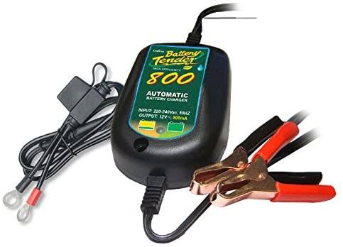 Battery Tender Plus Battery Charger and Maintainer - 800 Milliamp, 12V - Waterproof Smart Charger, Fully Charge and Maintain Car and Motorcycle
