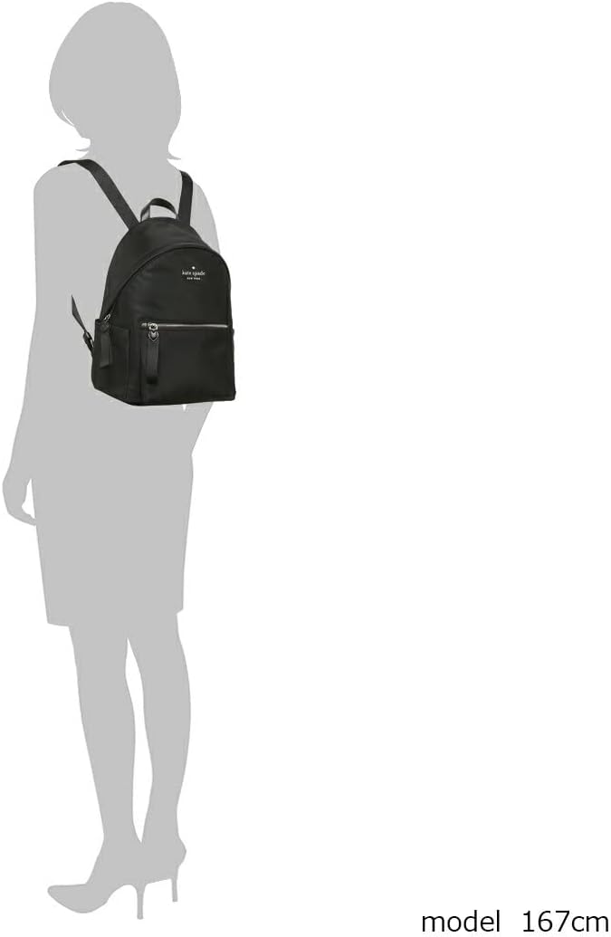 Kate Spade New York Chelsea Medium Nylon Backpack, Black