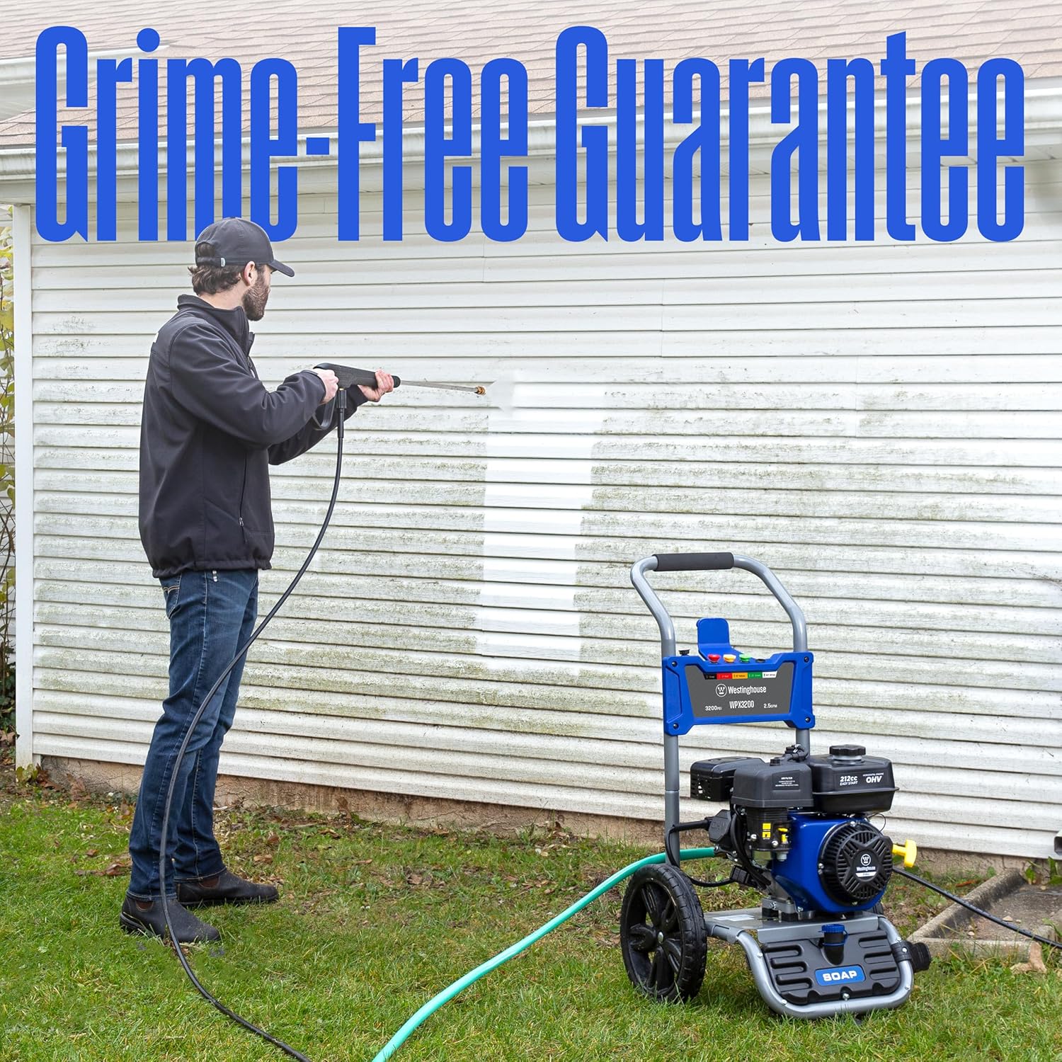 CRAFTSMAN 2100-PSI Electric Pressure Washer Bundle with Westinghouse 3200 PSI 2.5 GPM Gas Pressure Washer