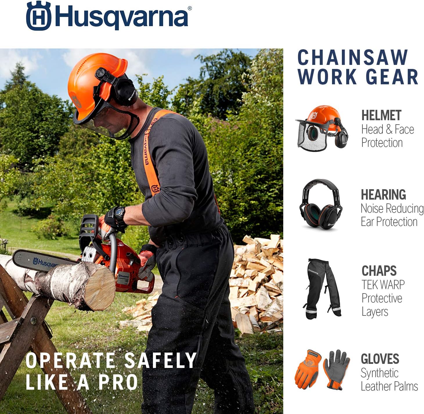 Husqvarna 16 Inch 130 Gas Chainsaw,Orange