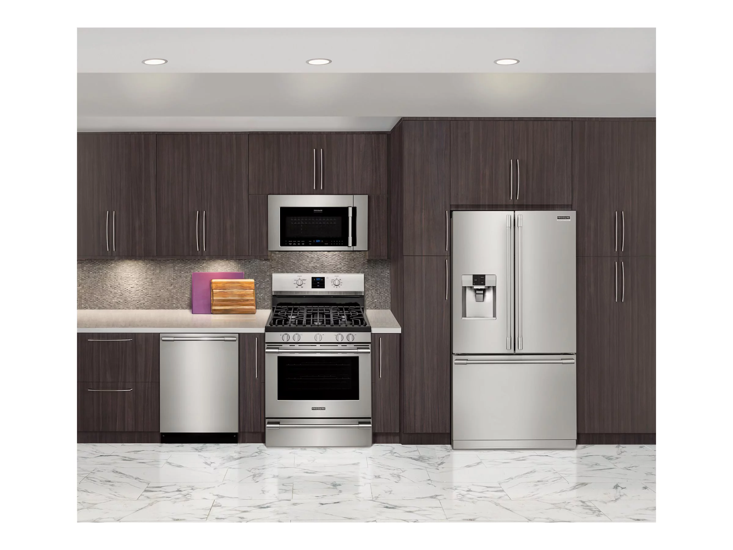Frigidaire Professional Series FPBM3077RF - Microwave oven with convection - over-range - 1.8 cu. ft - 1050 W - stainless steel