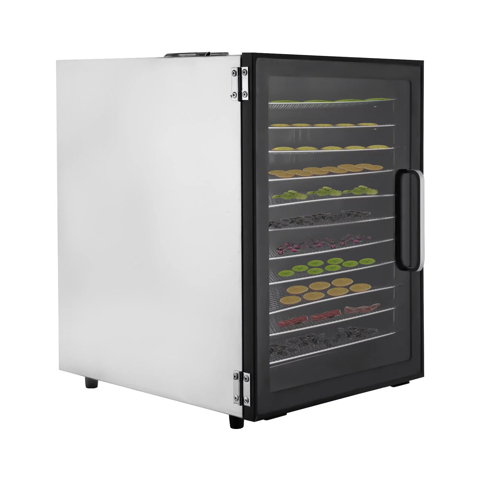 12-Tray Food Dehydrator Stainless Steel Meat Fruit/Vegetable Jerky Dryer Machine