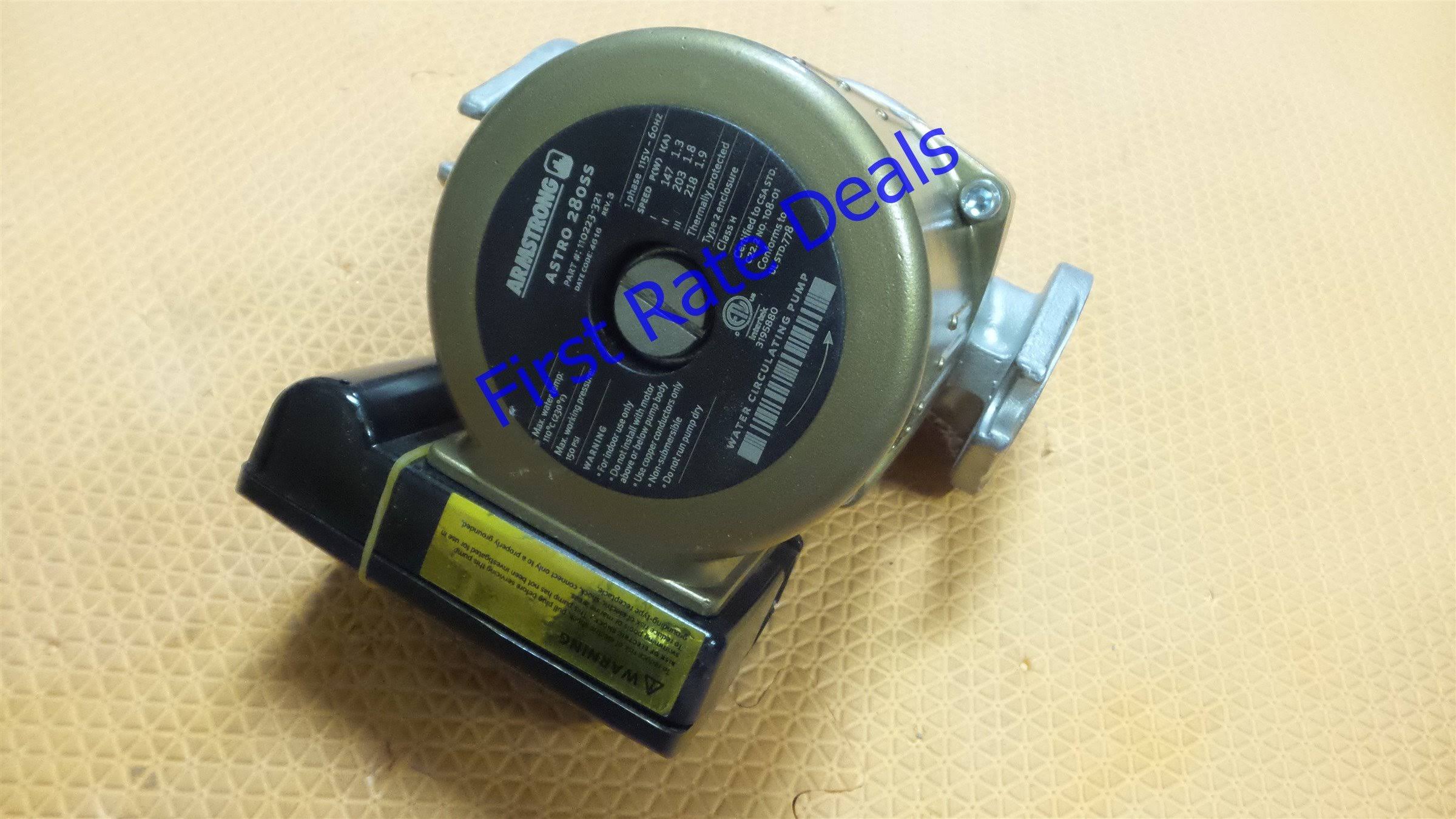 Armstrong Pumps Inc. Astro 280SS Circulator Pump,Open,115V,5/16 HP