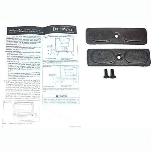 Vermont Castings Dutchwest Cast Iron Stove Factory OEM Blower Fan Kit 9973