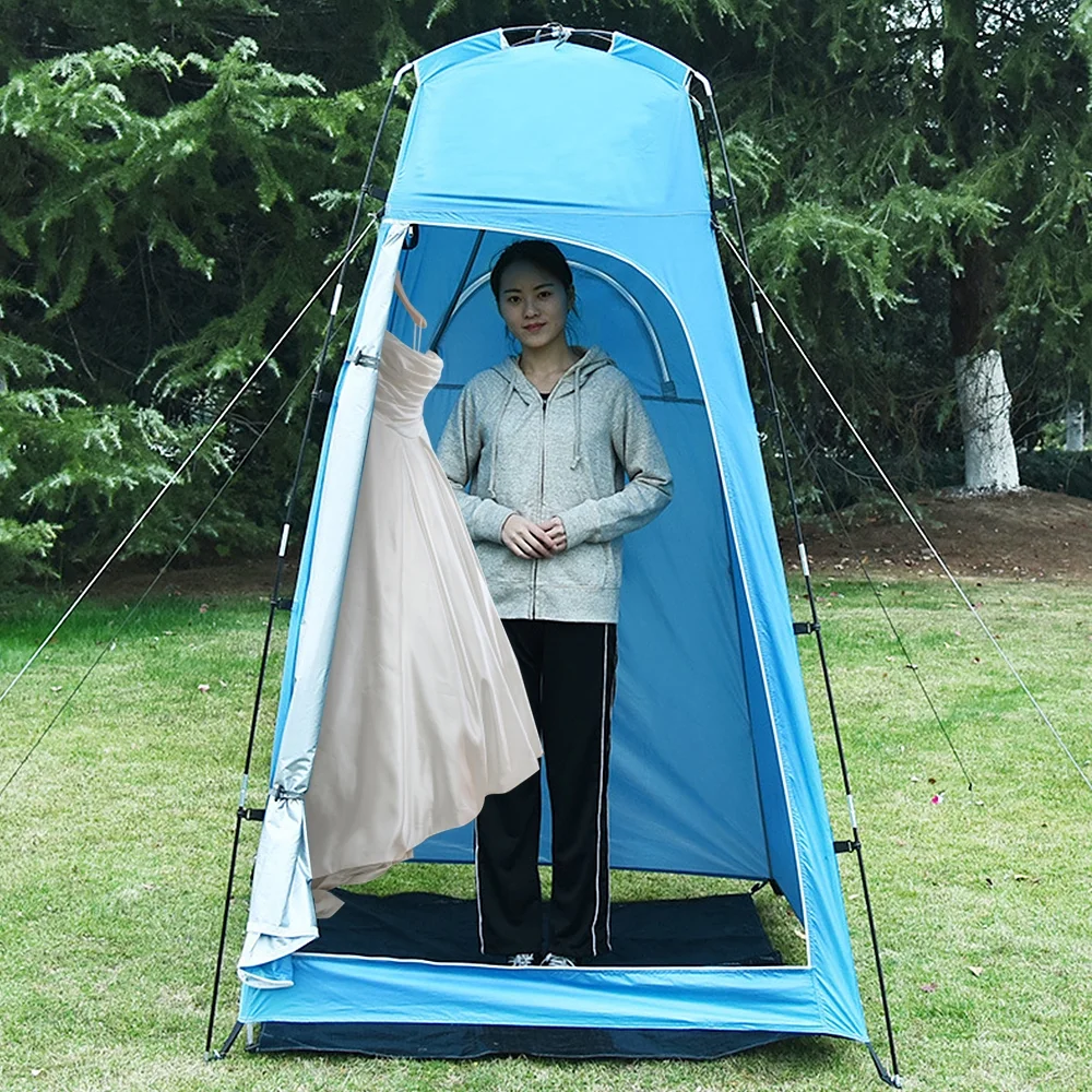 Shelter Tent Portable Outdoor Shower Toilet Changing Room Tent with Removable Bottom for Camping Beach Photography
