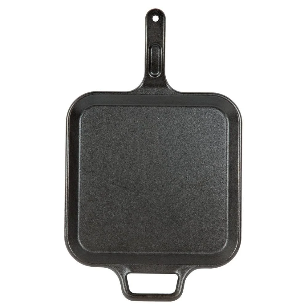 Lodge P12SG3 12x22 Square Cast Iron Griddle