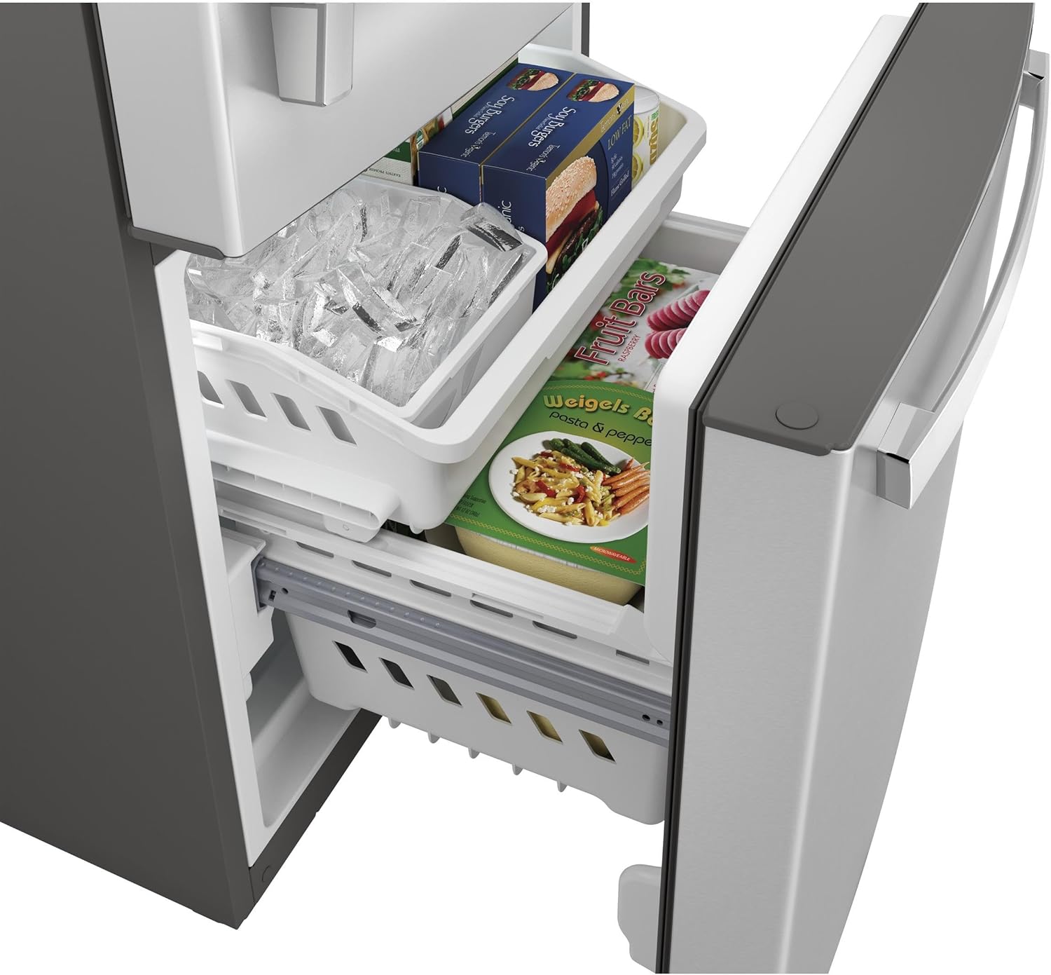 GE® ENERGY STAR® 21.0 Cu. Ft. Bottom-Freezer Refrigerator