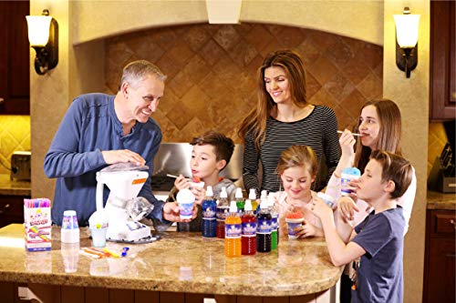 Little Snowie Max Snow Cone Machine - Premium Shaved Ice Maker, With Powder Sticks Syrup Mix