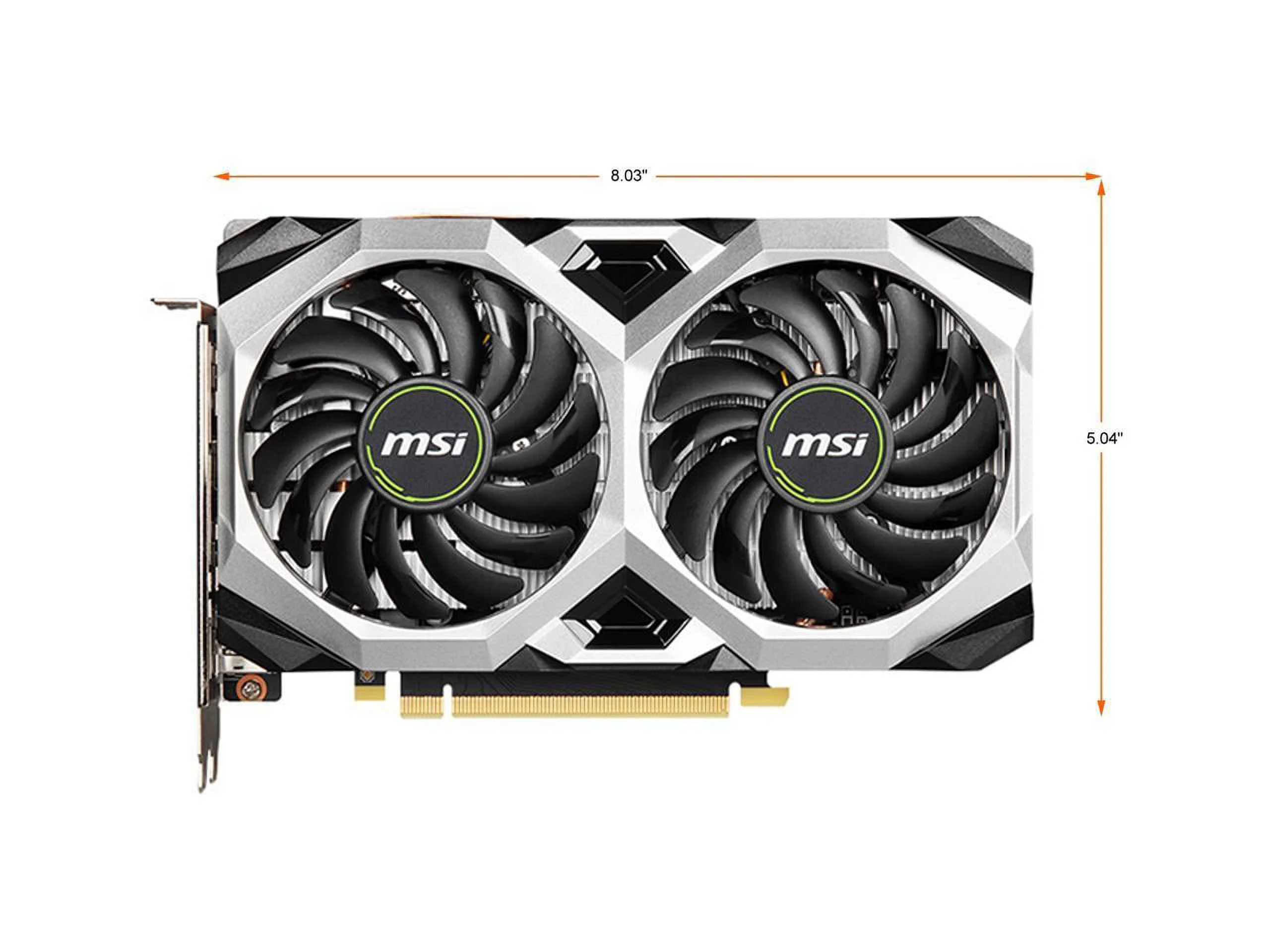 MSI Ventus GeForce GTX 1660 SUPER 6GB GDDR6 PCI Express 3.0 x16 Video Card GTX 1660 SUPER VENTUS XS