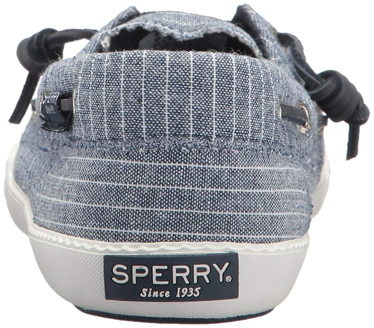 Sperry Top-Sider Women's Sayel Away Pinstripe Sneaker, Blue/White, 5 Medium US