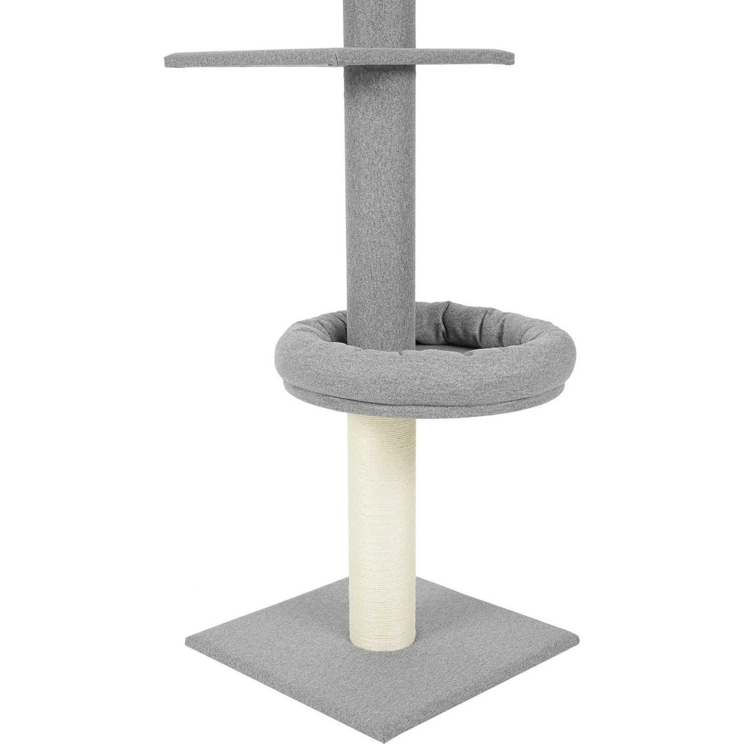 Frisco 88 to 106-in 3 Level Floor to Ceiling Heavy Duty Cat Tower - Pet Supplies online store