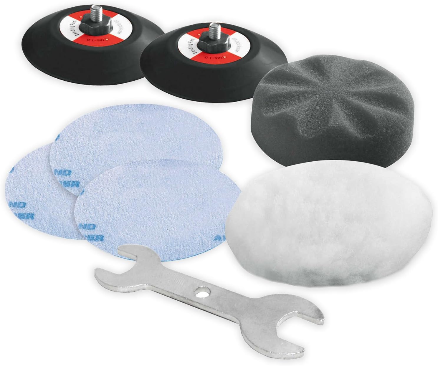 ACDelco G12 Series 12V Cordless 3" Mini Polisher Tool Set with 2 Li-ion Batteries, Charger, and Accessory Kit, ARS1212