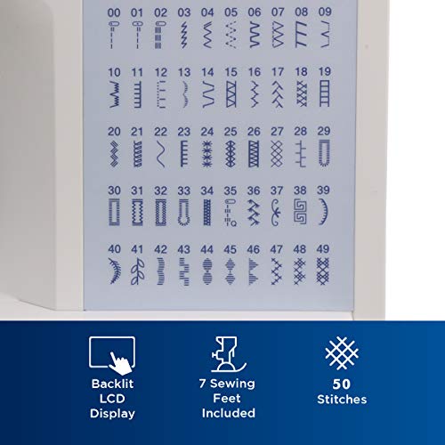 Brother CS5055 Computerized Sewing Machine with 60 Built-in Stitches and Bobbins
