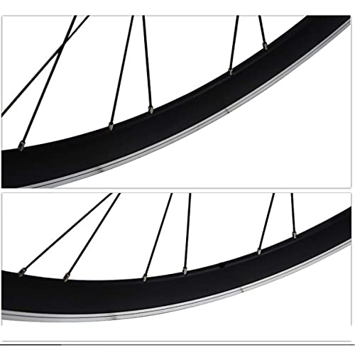 700C 32 Spoke Wheelset 40mm Height Rim Front and Rear Wheel Single Speed Ball Bearings V Brake Hub for Fixed Gear