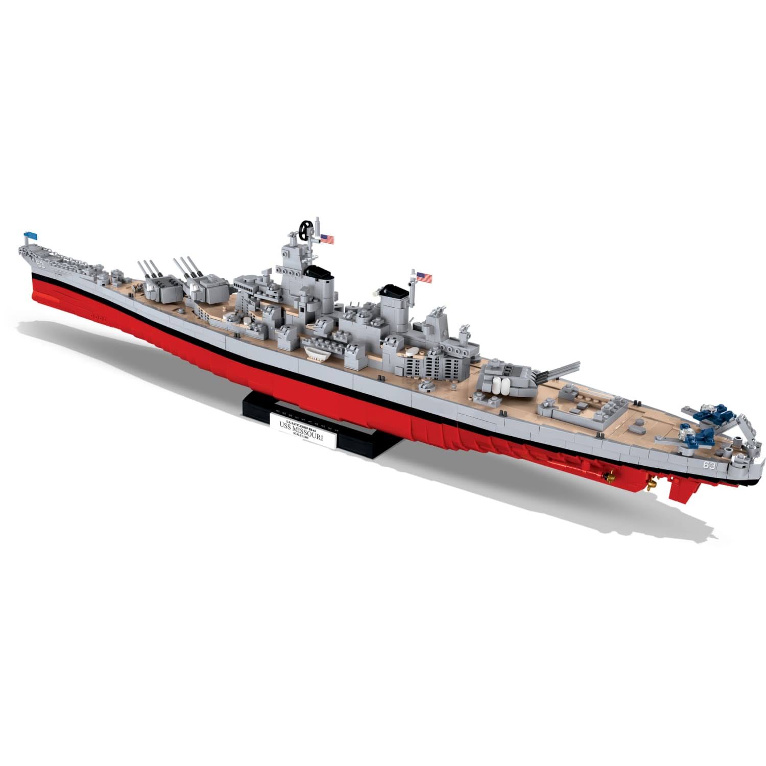 Cobi Historical Collection Battleship USS Iowa (BB-61)/USS Missouri (BB-63)