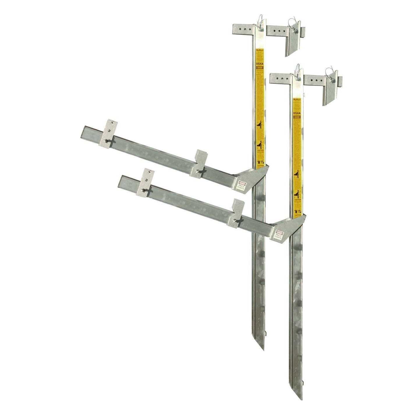 WallWalkers Hanging Scaffold 6' with Guard-rail Posts - Shop Hardware Tools Online Store
