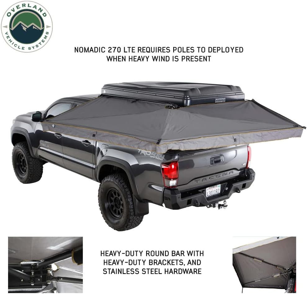 Overland Vehicle Systems Nomadic 270LTE Driver Side 270 Degree Awning