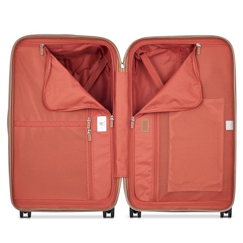 DELSEY PARIS Chatelet Air 2.0 Hardside Luggage with Spinner Wheels, Angora, Checked-Large 28 Inch