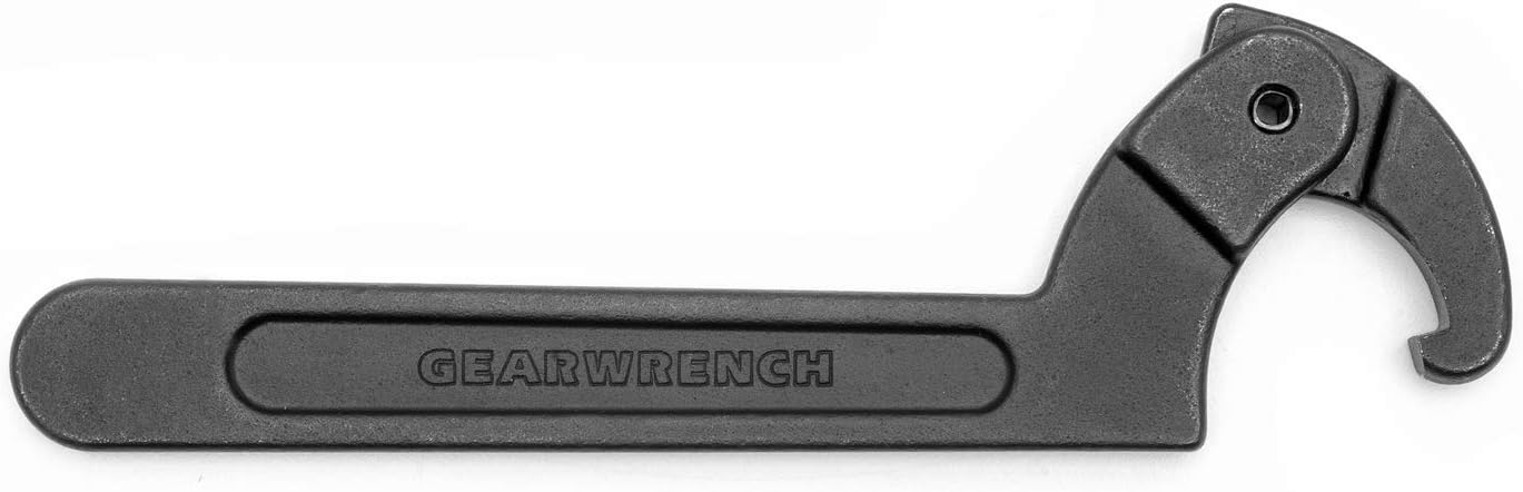 GEARWRENCH Adjustable Hook Black Oxide Spanner Wrench, 2" to 4-3/4" - 81856