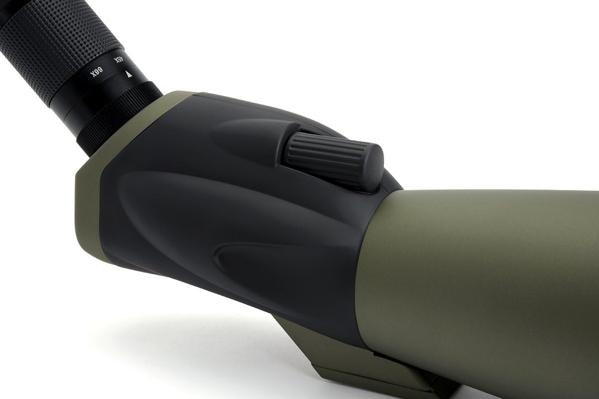 Celestron – Ultima 100 Angled Spotting Scope – 22 to 66x100mm Zoom Eyepiece – Multi-Coated Optics for Bird Watching, Wildlife, Scenery and Hunting – Waterproof & Fogproof– Includes Soft Carrying Case