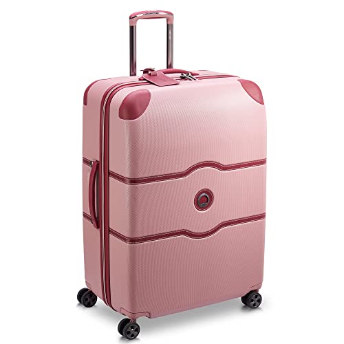 DELSEY PARIS Chatelet Air 2.0 Hardside Luggage with Spinner Wheels, Angora, Checked-Large 28 Inch