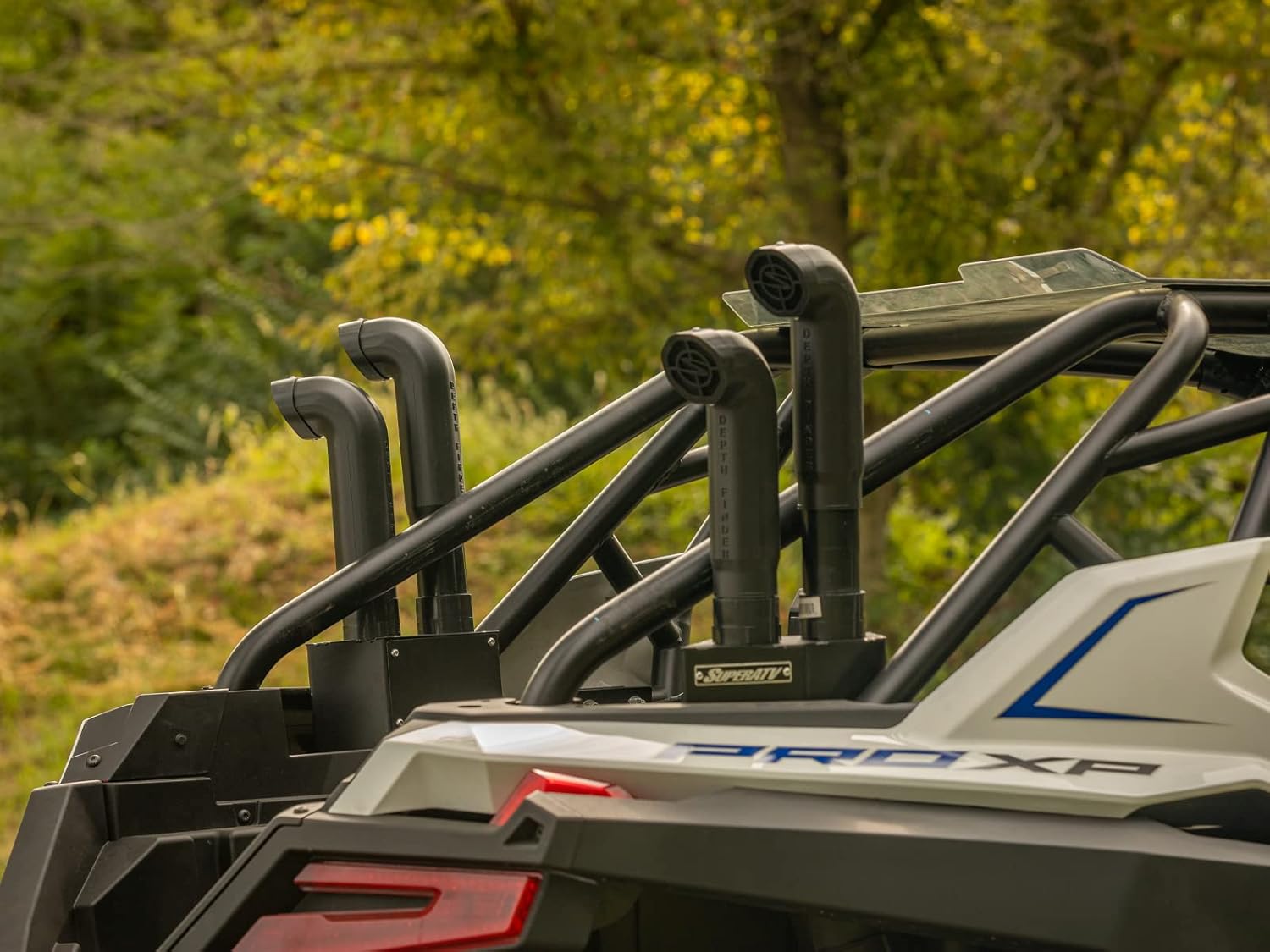 SuperATV Depth Finder Snorkel Kit for 2020+ Polaris RZR PRO XP | Includes Closed-Cell Silicone Sponge Gaskets | Raises Air Intake to Keep Water Out of Your Clutch, Engine, and Crankcase!