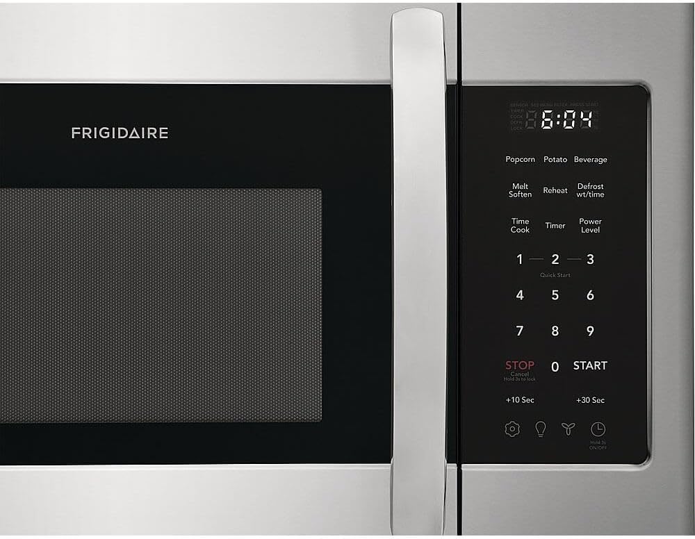 Frigidaire FMOS1846B 30 Inch Wide 1.8 Cu. Ft. 1500 Watt Over the Range Microwave LED Lighting - Stainless Steel