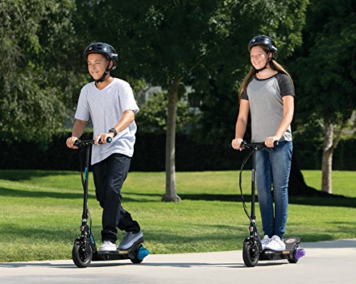 Razor Power Core E100 Electric Scooter - 100w Hub Motor, 8" Air-Filled Tire, Up to 11 mph and 60 min Ride Time, for Kids Ages 8 and Up