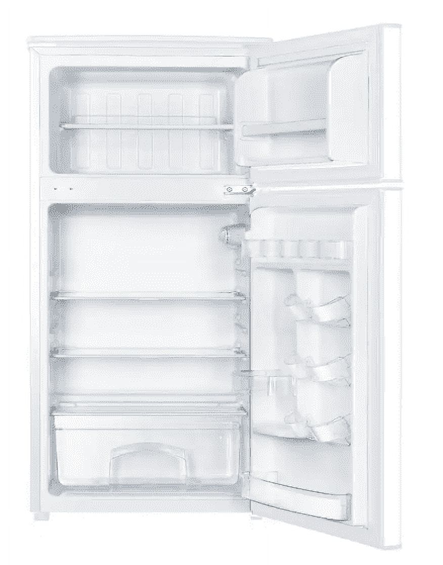 Magic Chef 4.5 cu. ft. 2 Door Mini Fridge in White with Freezer