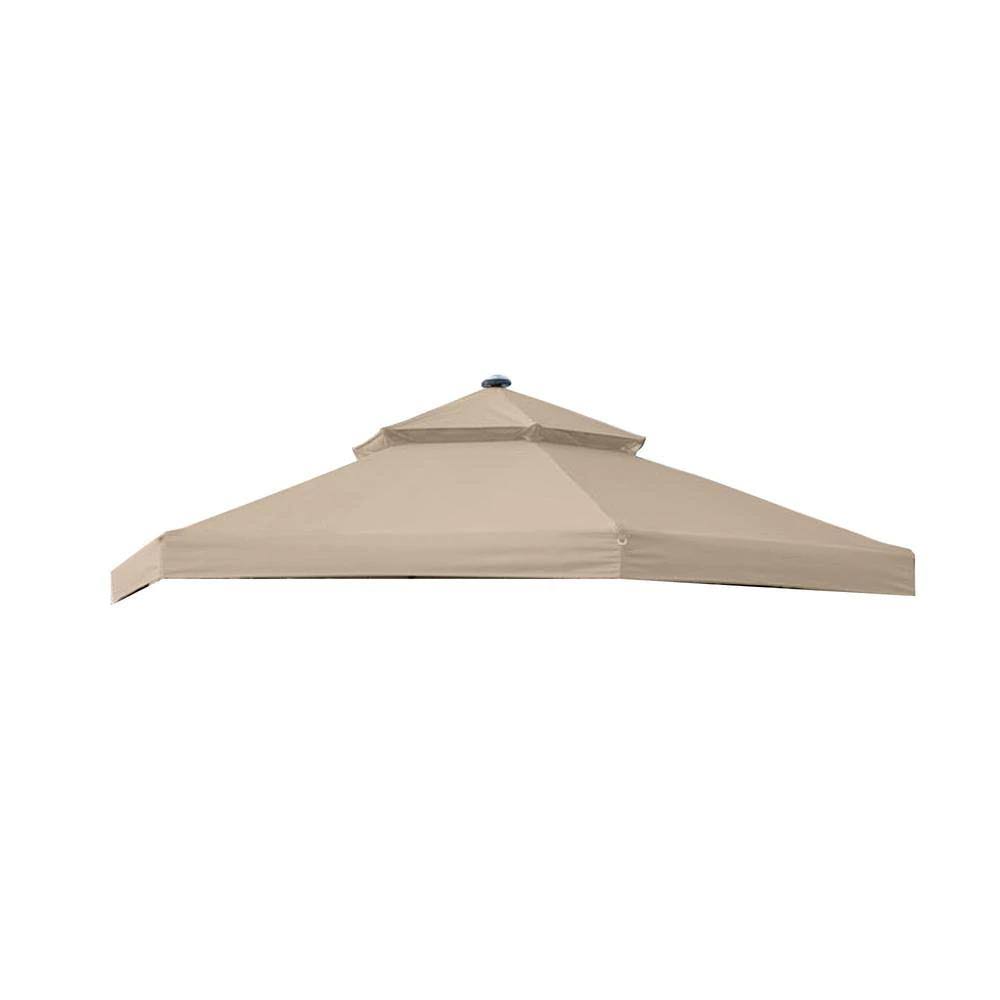 Garden Winds Replacement Canopy for The Hexagon Solar Gazebo (Model GFS00679B) Riplock 350