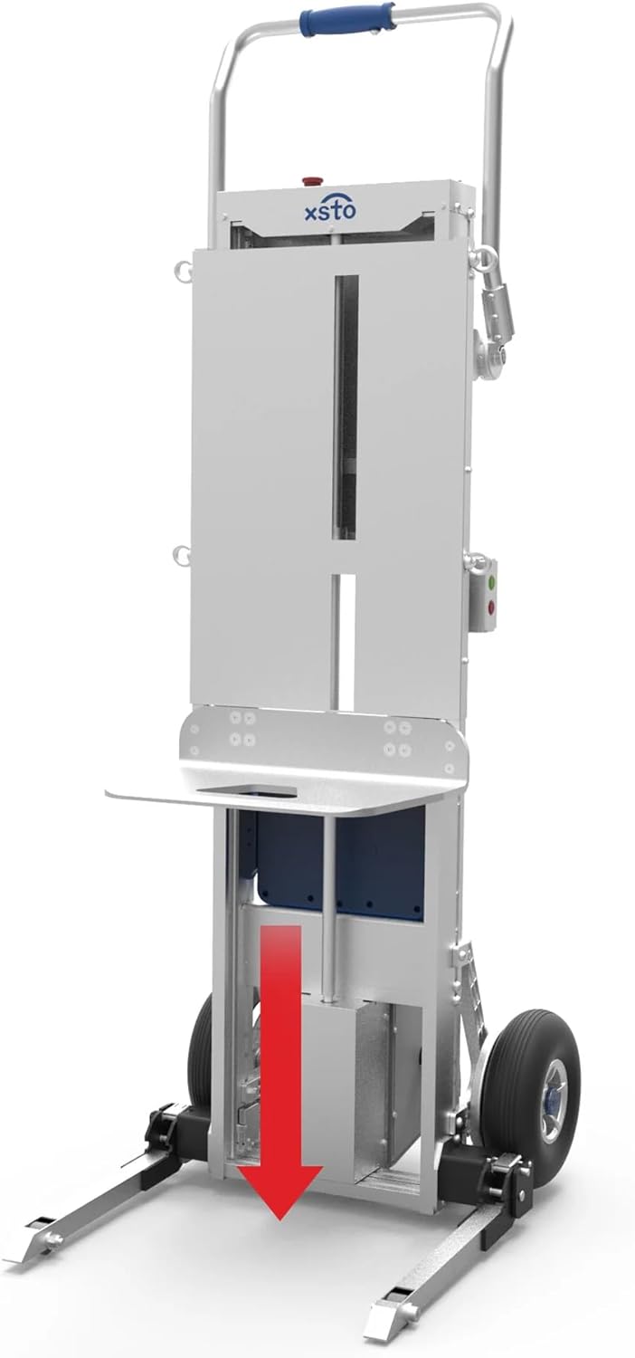 Electric Stair Climbing Hand Truck Lifter - Power Lift Hand Truck for Stair Climbing, Lifting & Flat Ground Transportation, 375lb Load Capacity, 40.35'' Lift Height