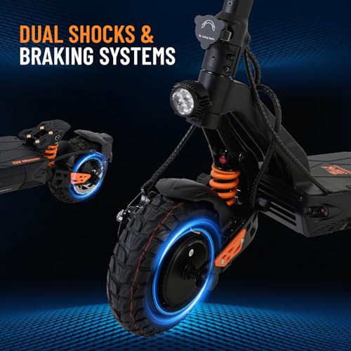KUKIRIN G2 Master Electric Scooter, 40 Mph Max Speed & 40 Miles Max Range, 20.8Ah Powerful Battery with 10'' Off-Road Tire Foldable Electric Scooter for Adults, Teens, Load 264 Lbs