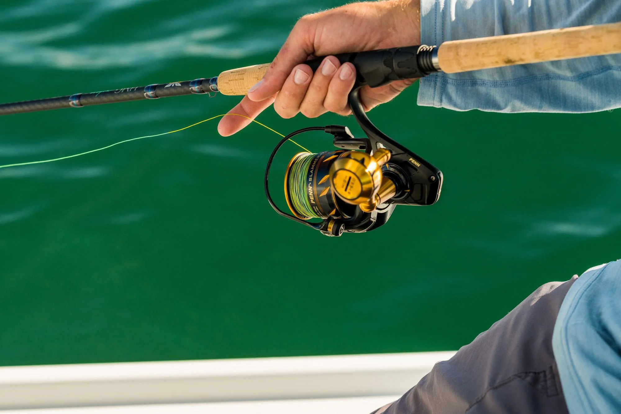 PENN Slammer IV Spinning Reel, Size 4500, 7.0:1 Gear Ratio