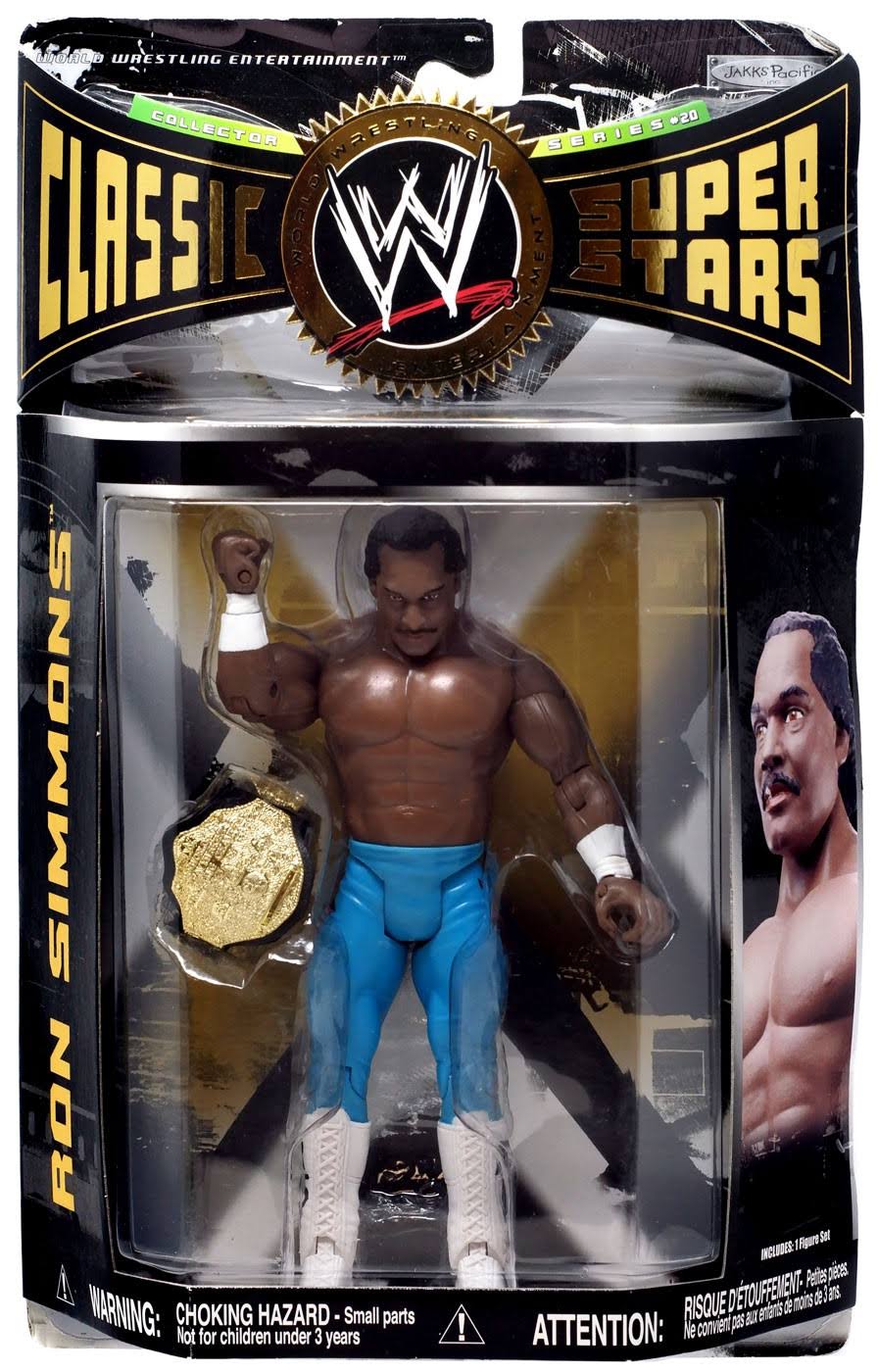WWE Wrestling Classic Superstars Series 20 Ron Simmons Action Figure