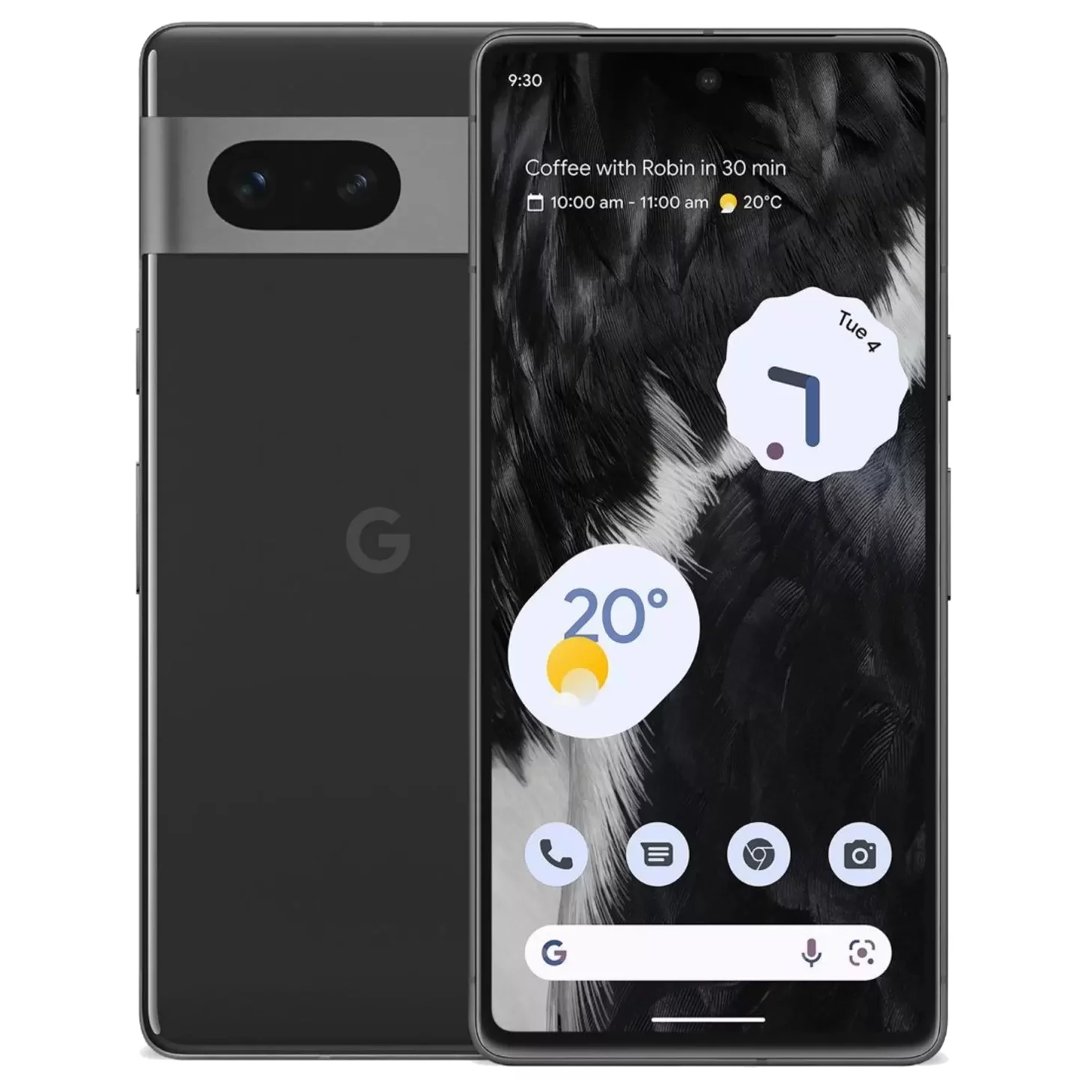 Google Pixel 7 5G 128GB GVU6C Factory Unlocked 6.3 in 8GB RAM Phone Obsidian