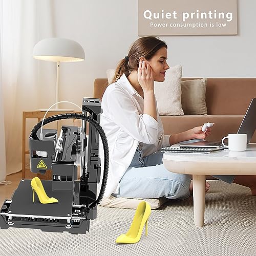 K9 FDM Mini 3D Printer,2023 Upgrade 3D Printer for Kids and Beginners: Your First Entry-Level 3D Printer with High Printing Accuracy