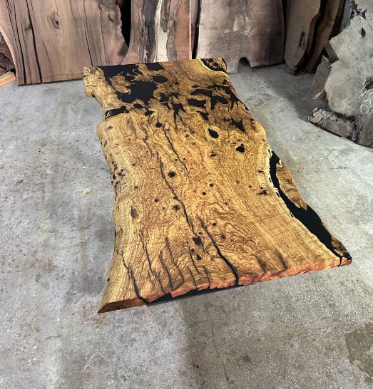 Classic Epoxy Live Edge Indoor Dining Table Epoxy Coffee Table Living Room Table Epoxy Table Top Home Décor Conference Table Wooden Table Patio Table (30" Inches Tall, 36 x 24 Inches)