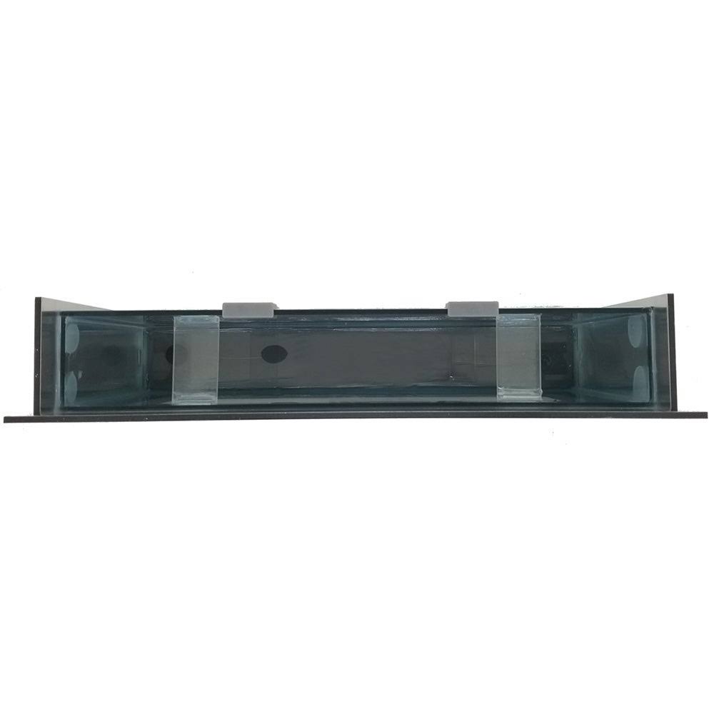 Aussie Aquariums 2.0 Wall Mounted Aquarium - View (Brushed Silver)