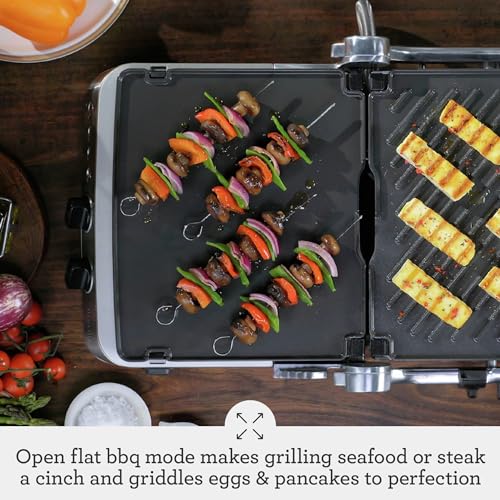 Breville Bgr700Bss The Sear And Press Countertop Electric Grill Bes860Xl Stainless Steel Bes860Xl countertop griddle appliance