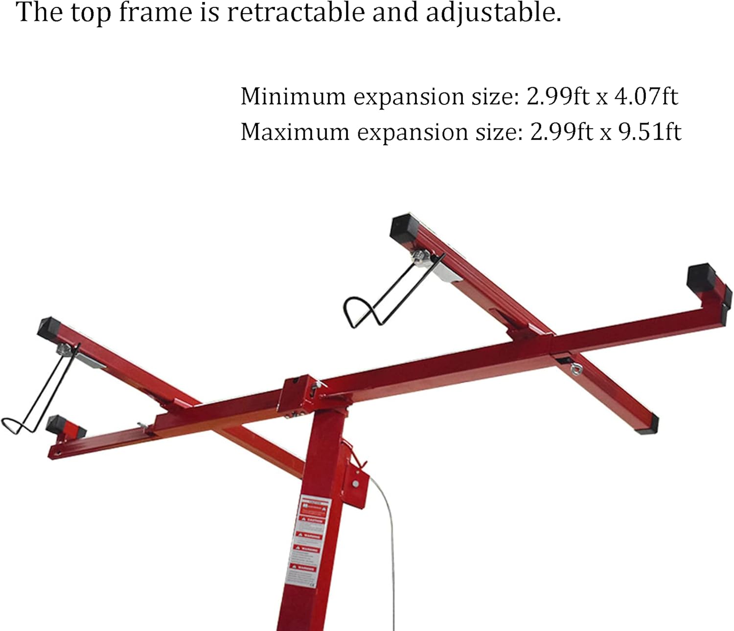 16FT Drywall Lift Sheetrock Lift Rolling Panel Hoist Jack Lifter Fit for Drywall Panels