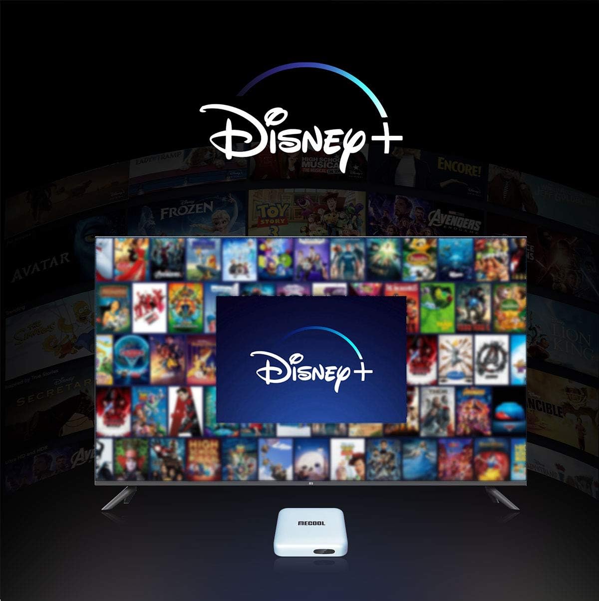 MECOOL KM2 Android TV Netflix 4K with Google Assistant Chromecast Build in 4K HDR Streaming Media Player Google Certified