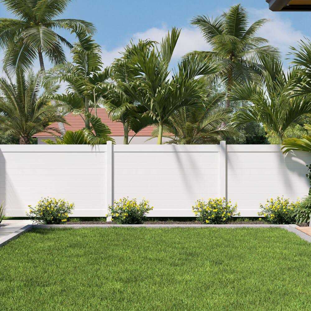 Barrette Outdoor Living 6 ft. x 6 ft. Louvered Fence Panel - Shop Hardware Tools Online Store