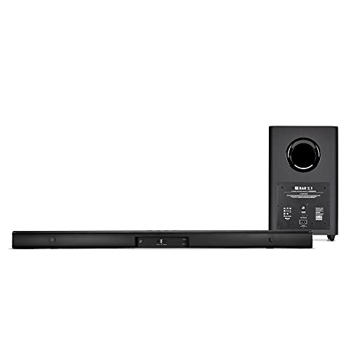 JBL Bar 2.1 Deep Bass (MK2) - 2.1 channel soundbar with wireless subwoofer (6.5’’), 300W Max output, Bluetooth enable (Black)